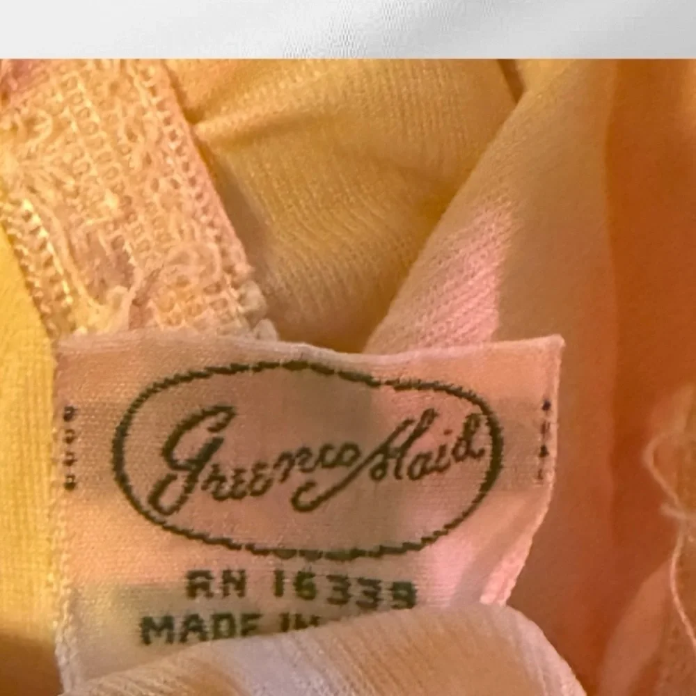 Vintage Greenco Maid Nylon Long Slip - Picture 4 of 5